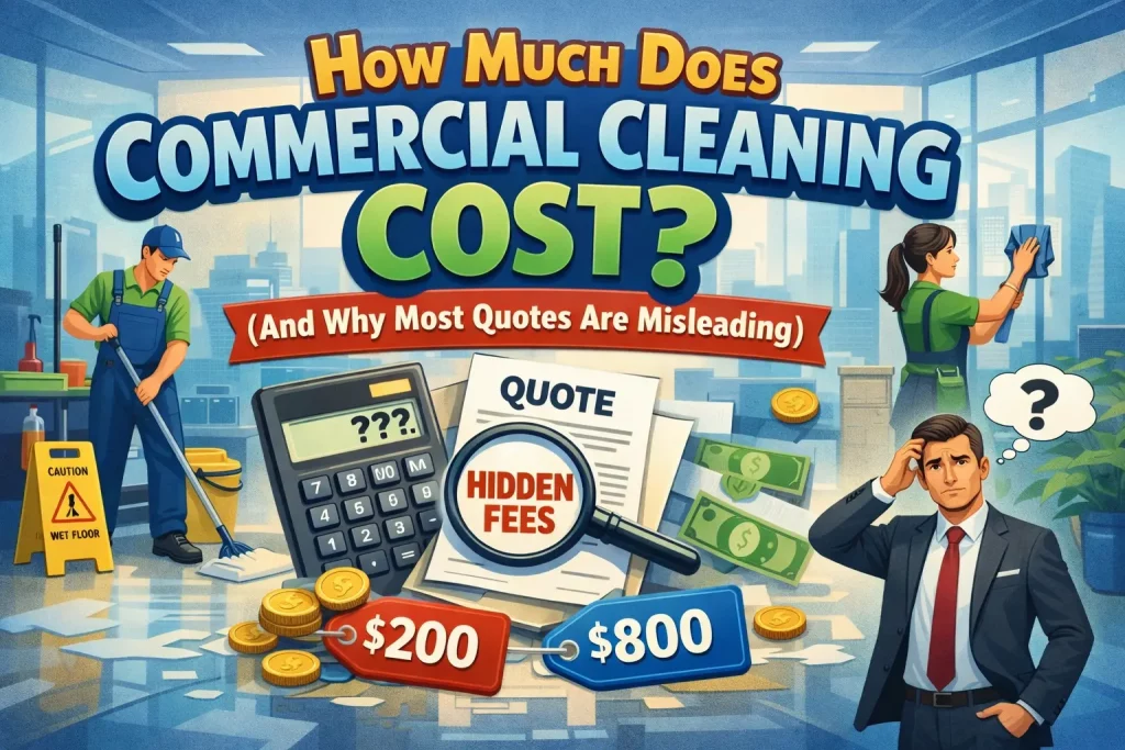 How Much Does Commercial Cleaning Cost? (And Why Most Quotes Are Misleading)