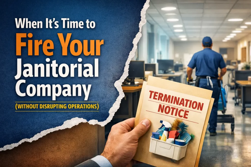 When It’s Time to Fire Your Janitorial Company (Without Disrupting Operations)